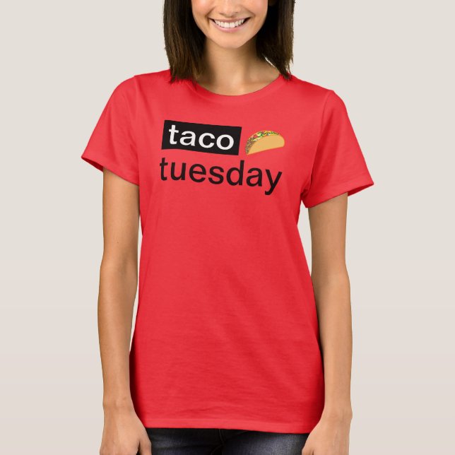 T-shirt Taco Tuesday Shirt (Devant)