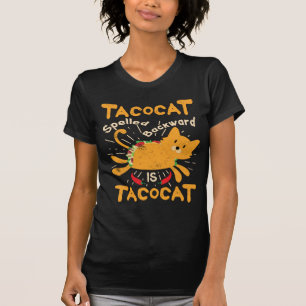 T-shirt Tacocat a orthographié vers l'arrière le taco de