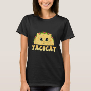 T-shirt Tacocat Cuisine Mexicaine Chat Face Cinco De Mayo
