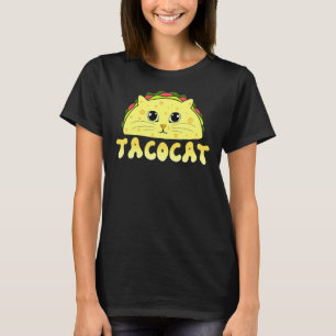 T-shirt Tacocat Cuisine Mexicaine Chat Face Cinco De Mayo