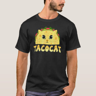 T-shirt Tacocat Cuisine Mexicaine Chat Face Cinco De Mayo 