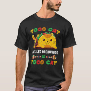 T-shirt Tacocat Écrit À L'Arrière Est Tacocat Pour Taco Et