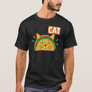 T-shirt Tacocat Écrit En Arrière Est Tacocat Love Chat Et