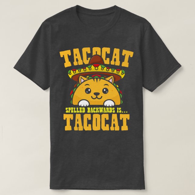 T-shirt Tacocat en arrière (Design devant)