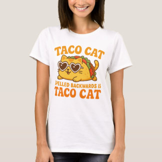 T-shirt Tacocat épelé à l'envers Taco Cat Cinco de mayo