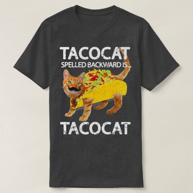 T-shirt Tacocat Funny Chat Taco Lover Kitty Tacos (Design devant)
