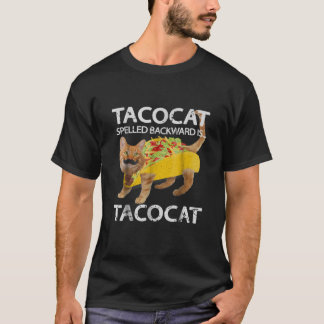 T-shirt Tacocat Funny Chat Taco Lover Tee Kitty Tacos