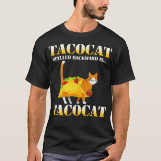 T-shirt Tacocat Spelled Backward Is Tacocat Funny Taco and