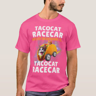 T-shirt Tacocat Voiture Course Épellé à l'Envers Car Taco