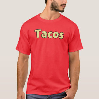 T-shirt Tacos メンズベーシックダークTシャツ