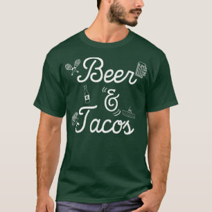 T-shirt Tacos Aime Les Tacos Drôle Et La Citation De Bière