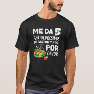T-shirt Tacos al pastor Mexicain drôle T Chemise