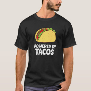 T-shirt Tacos Alimenté Par Tacos Mexicain Cinco De Mayo