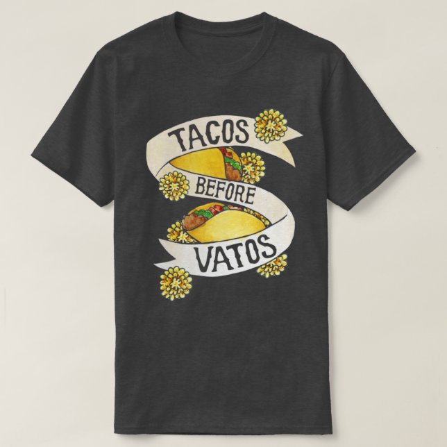 T-shirt Tacos avant Vatos (Design devant)
