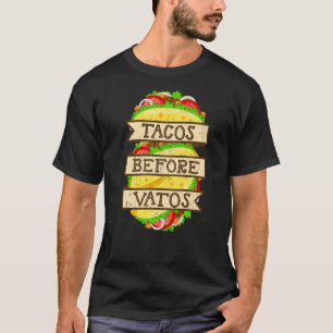 T-shirt Tacos avant Vatos Saint Valentin Taco