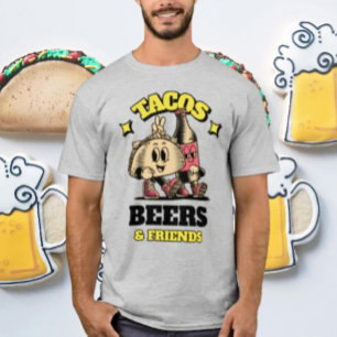 T-shirt Tacos, Bières, et Amis
