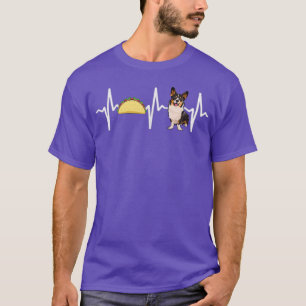 T-shirt Tacos Cardigan Welsh Corgi Amoureux des chiens Hea