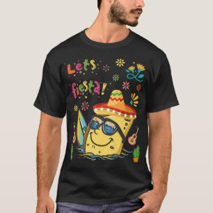 T-shirt Tacos Cinco De Mayo Meican Guitare Cactus Funny Bo
