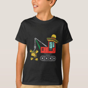 T-shirt Tacos de grue mexicaine pour enfants Garçons Cinco
