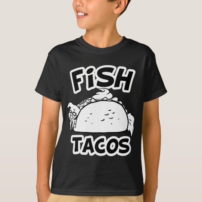 T-shirt Tacos de poissons (Devant)