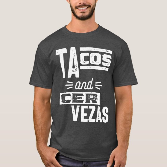 T-shirt Tacos et Cervezas (Devant)