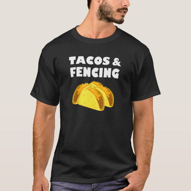 T-shirt Tacos Et Escrime (Devant)
