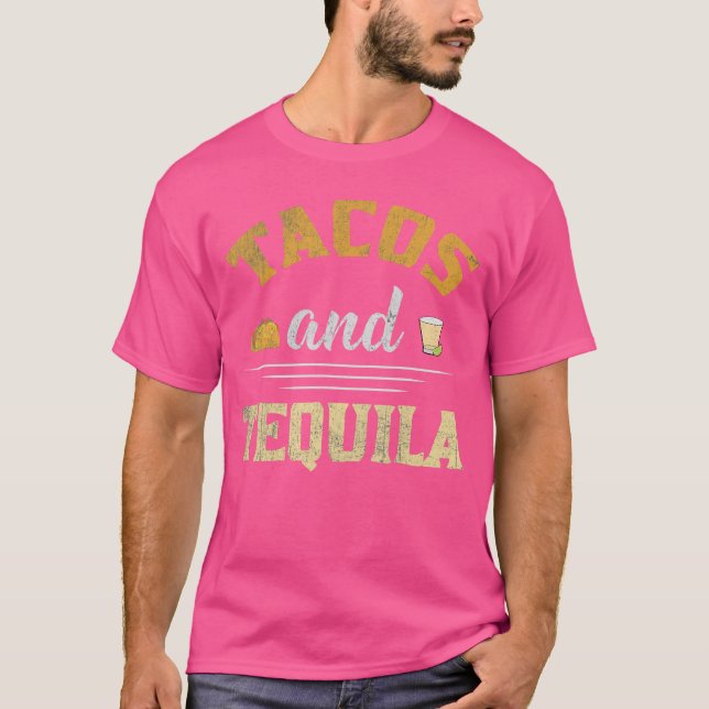 T-shirt Tacos et tequila Garçon drôle (Devant)