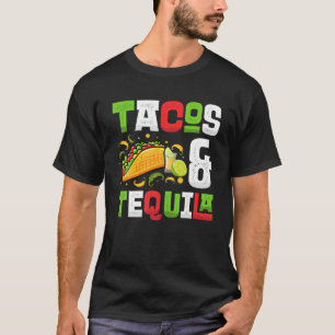 T-shirt Tacos Et Tequila Nacho Moyenne Mexicaine Cinco De 