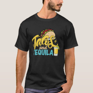 T-shirt Tacos Et Tequila Pour Hommes Femmes Boire De L'Alc