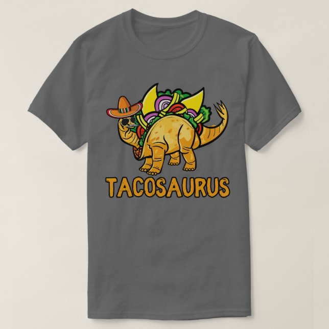 T-shirt Tacosaurus Cinco de Mayo Funny Taco Dinosaur (Design devant)