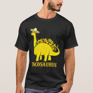 T-shirt Tacosaurus Cinco De Mayo S Funny Taco Dinosaur T