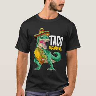 T-shirt Tacosaurus Cinco de Mayo Shirt Funny Trex Taco Din