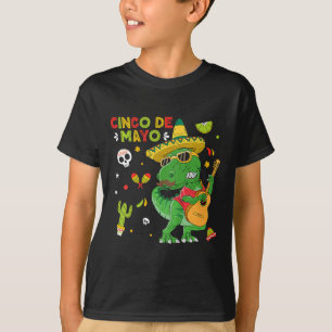 T-shirt Tacosaurus Rex Cinco De Mayo Toddler Boy Dinosaur