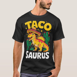 T-shirt Tacosaurus t-rex taco dinosaure