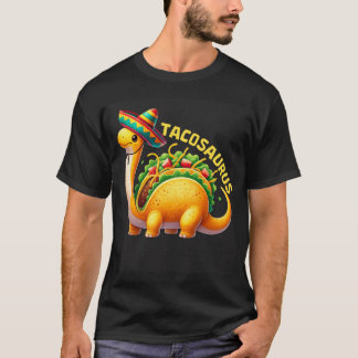 T-shirt Tacosaurus Taco Dinosaure Dino Cinco De Mayo