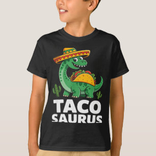 T-shirt Tacosaurus taco dinosaure dino drôle cinco de mayo