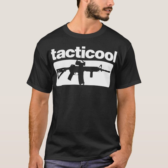 T-shirt Tacticool - blanc (Devant)