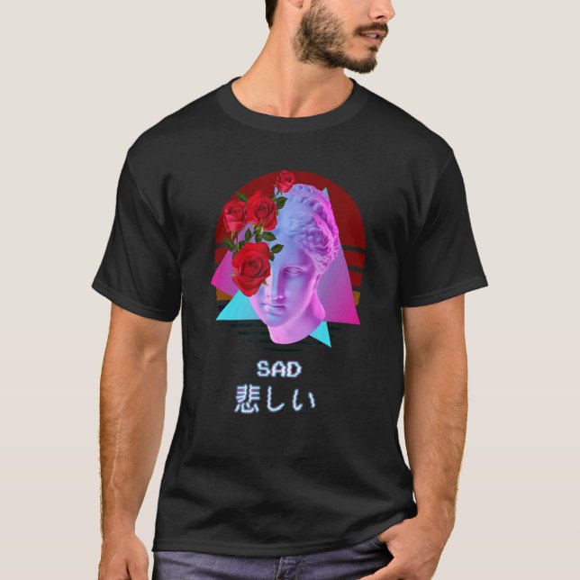T-shirt Tad Vaporwave esthétique Japonais (Devant)