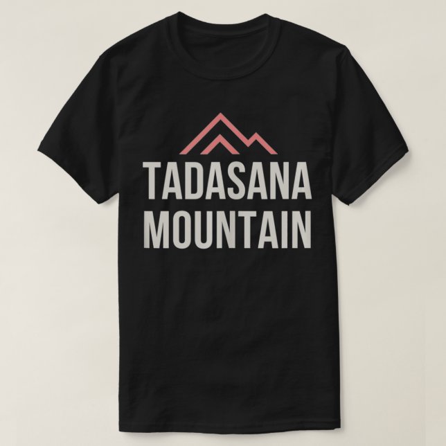 T-shirt Tadasana Mountain Pose Yoga Asana Wellness (Design devant)