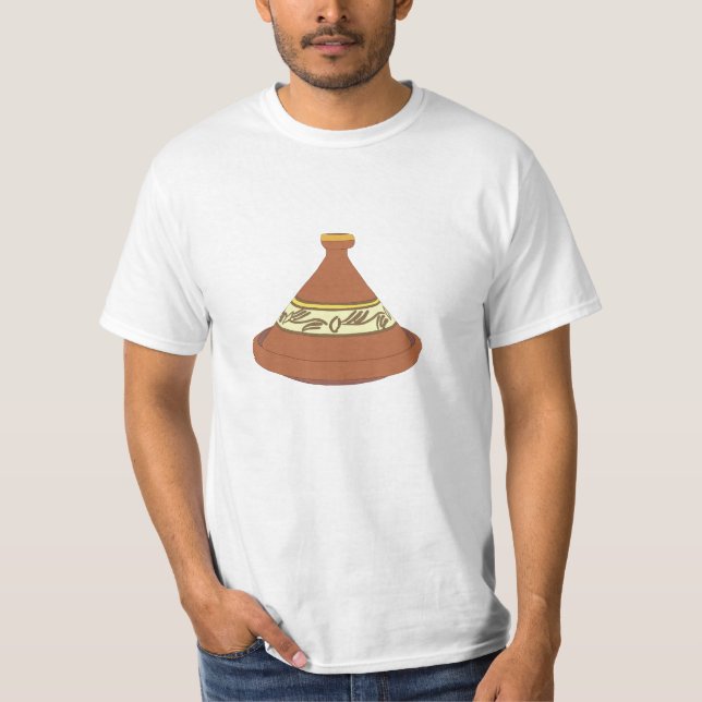 T-shirt Tadjik Dessiné À La Main - Tagine - (Devant)