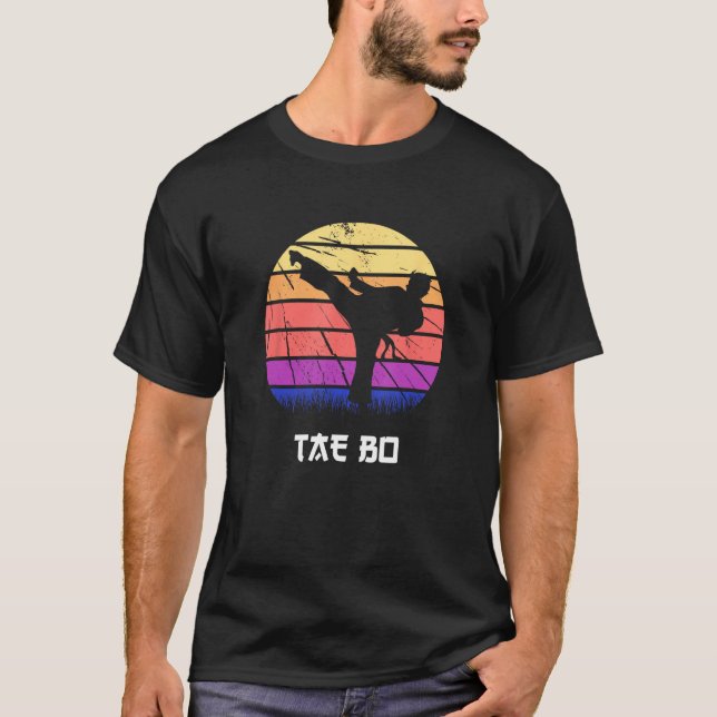 T-shirt Tae Bo Figure Exercice Training (Devant)