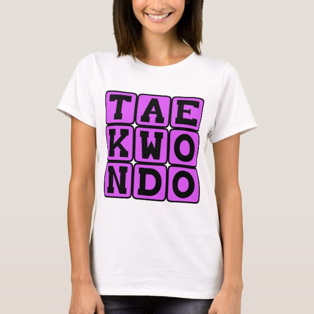T-shirt Taekwondo, Arts Martiaux (Devant)