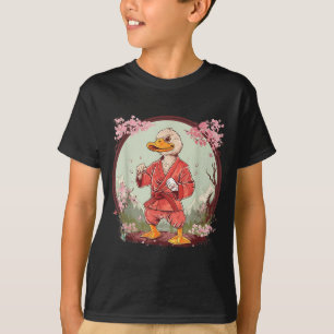 T-shirt Taekwondo Canard Mont Fuji Fleurs de Cerisier Mma