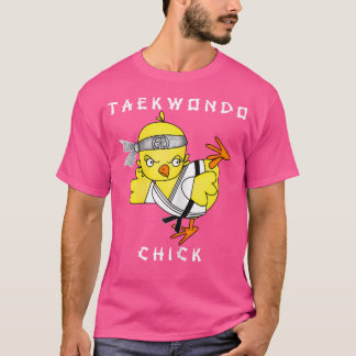 T-shirt Taekwondo Chick Martial Arts Feisty Black Belt Chi
