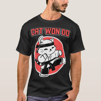 T-shirt Taekwondo Conception de chats pour les fans de spo