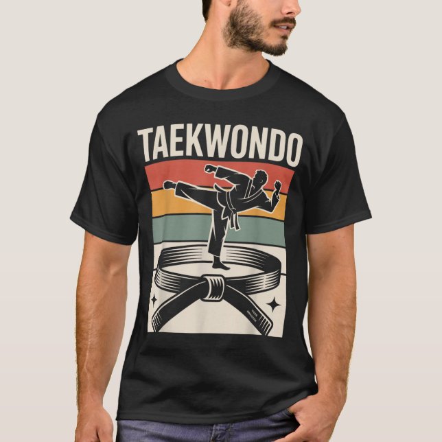 T-shirt Taekwondo drôle (Devant)