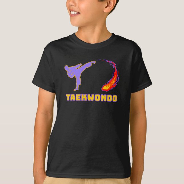 T-shirt Taekwondo Energy Kick (Devant)