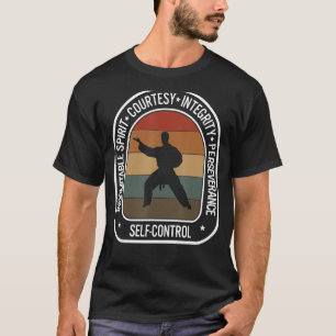 T-shirt Taekwondo Indomitable Spirit Avec L'Autorisation D