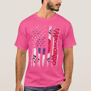 T-shirt Taekwondo Karate Arts martiaux entraînement Drapea