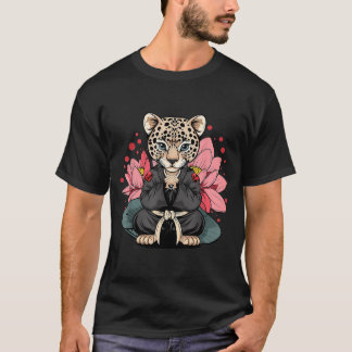 T-shirt Taekwondo Leopard Kickboxing Animall Jiu-Jitsu